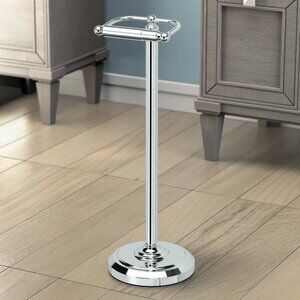 Pedestal Free Standing Toilet Paper Holder